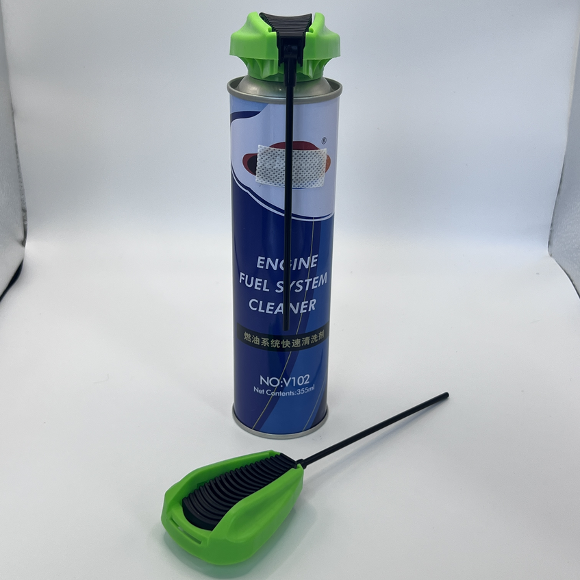 Rociador de aerosol versátil con tubo plegable y bloqueo: solución de limpieza y mantenimiento multipropósito