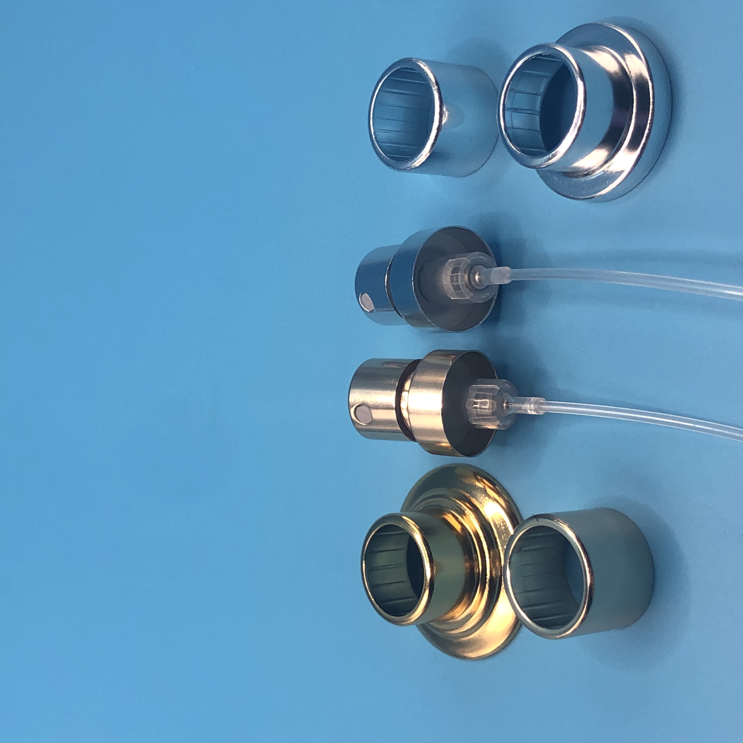 Solución portátil de pulverizador de bomba de perfume compacta para la fragancia GO
