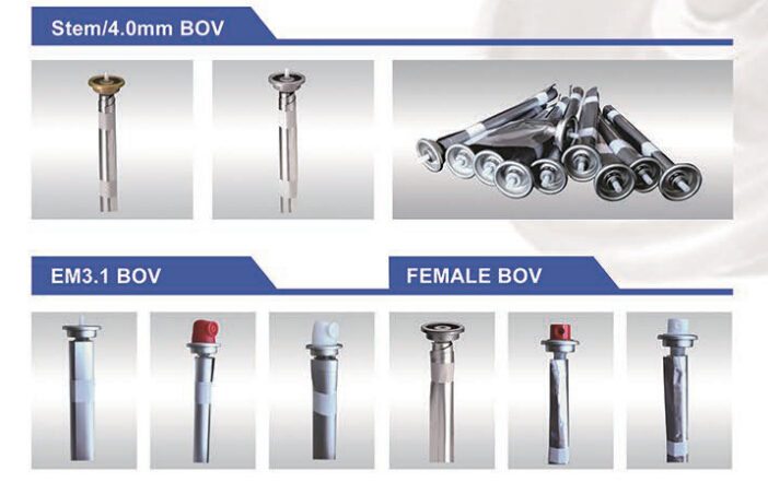 Bolsa de aerosol en la v&aacute;lvula / Bolsa en la etapa de llenado de la v&aacute;lvula