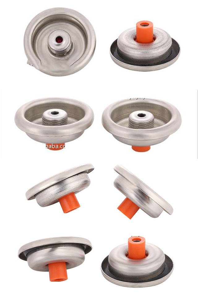 V&aacute;lvula de aerosol de rosca hembra de 1 pulgada para lata de refrigerante