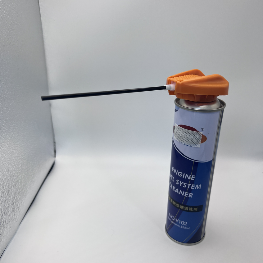 Pulverizador de aerosol portátil con tubo plegable y bloqueo-Solución de limpieza en la marcha 