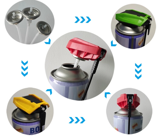 rociador con tubo plegable