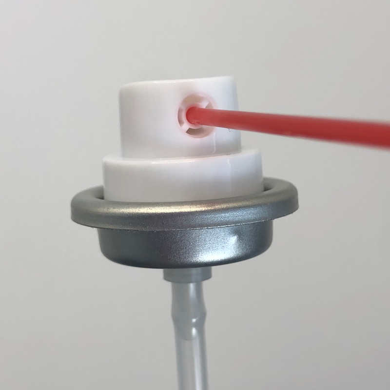 Válvula de aerosol de silicio con batería con dispensación automática conveniente y sin esfuerzo