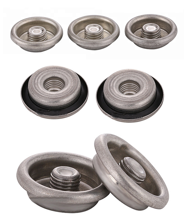 V&aacute;lvula de lata de aerosol Tapa de refrigerante de 1 pulgada