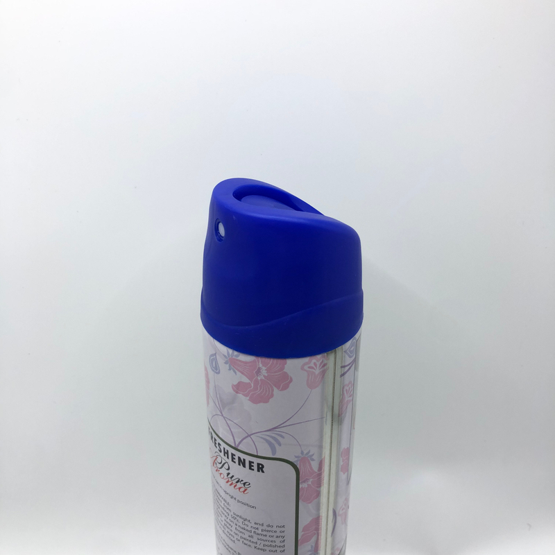La tapa de aerosol de ambientador de aire natural abarca el poder de la naturaleza