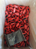Pulverizador rojo plegable para latas de aerosol / cabezal de spray con tubo plegable / espuma de tubo plegable