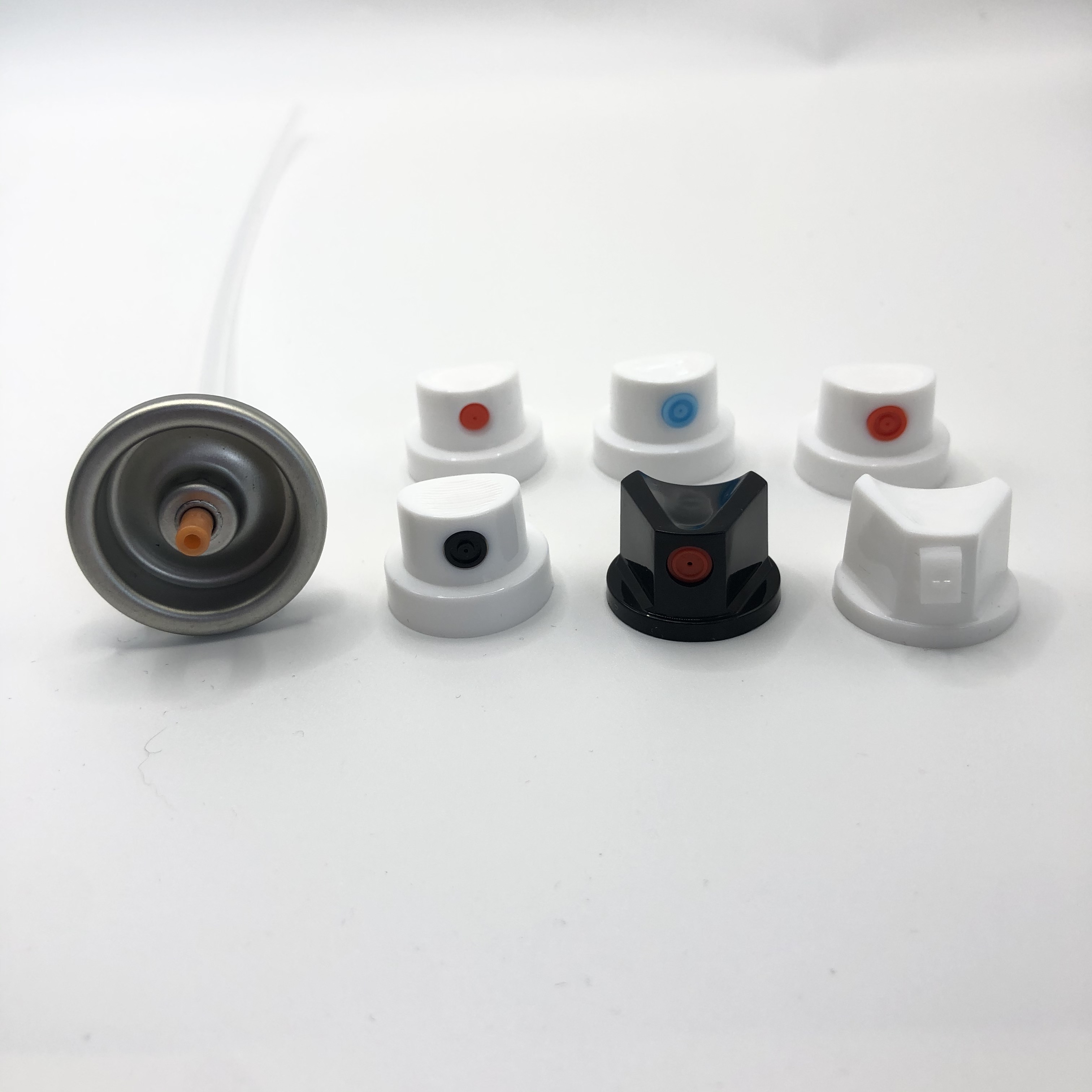 Válvula de pulverización de pintura compacta para proyectos de bricolaje: boquilla fácil de usar, liviana y ajustable